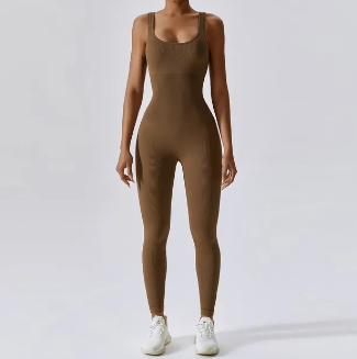 LILY RIBBED ATHLETIC JUMPSUIT (6 COLORS) - Zoe All Over