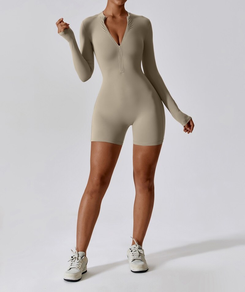 JET-SET SEAMLESS ROMPER (5 COLORS) - Zoe All Over