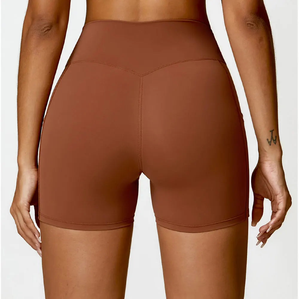 Jade High-Rise Yoga Shorts (5 COLORS)