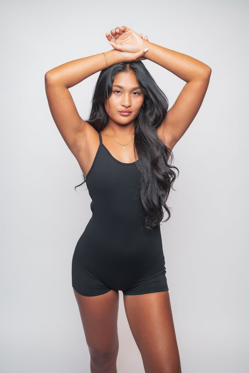MILEY ATHLETIC SCRUNCH BUM ROMPER (6 COLORS) – Zoe All Over