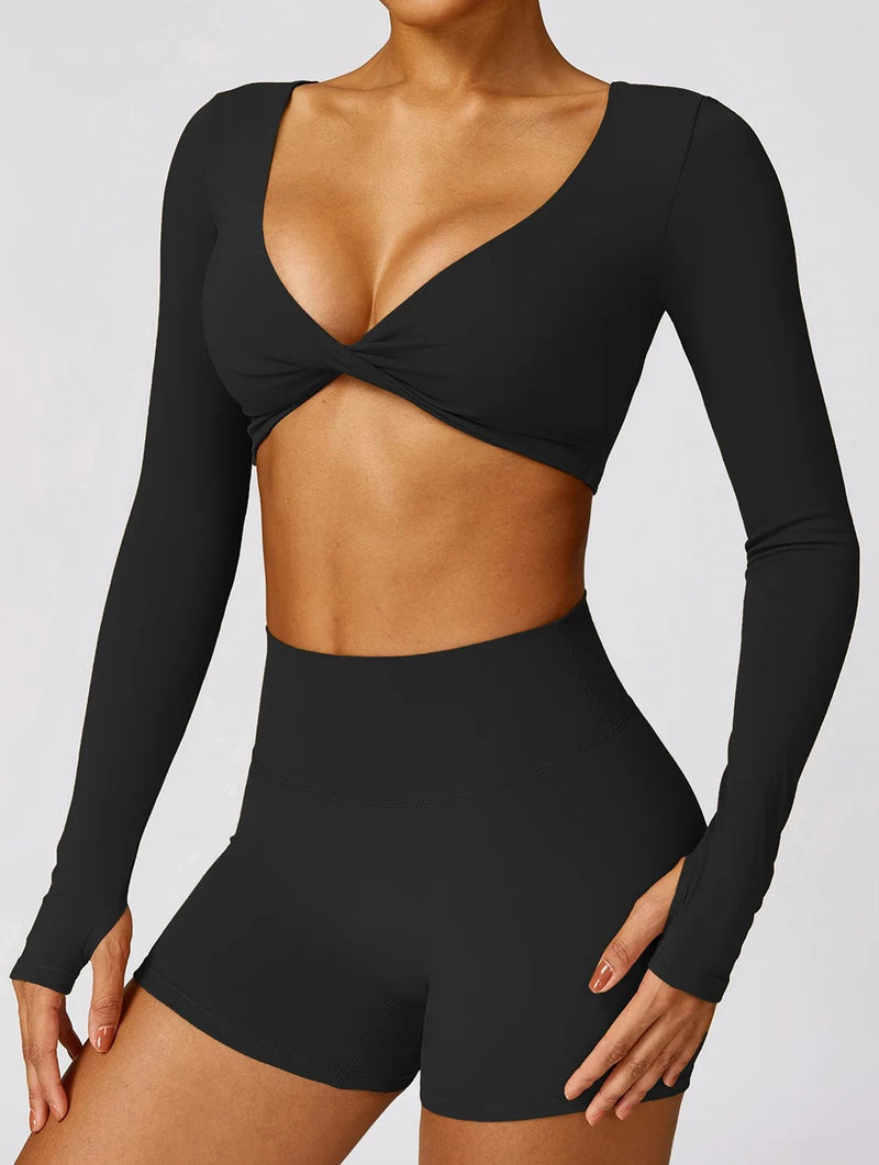 MORGAN ATHLETIC CROP TOP (5 COLORS)