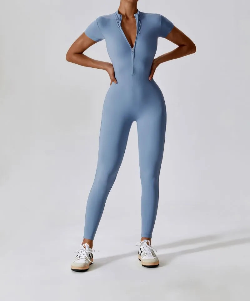 JET-SET SEAMLESS JUMPSUIT (4 COLORS) - Zoe All Over