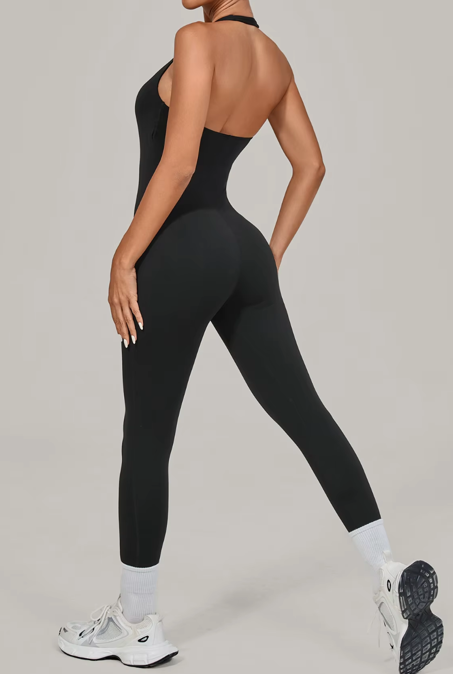 MIDNIGHTS HALTER JUMPSUIT (4 COLORS) - Zoe All Over