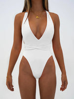 AVA ONE-PIECE SWIMSUIT (WHITE) - Zoe All Over