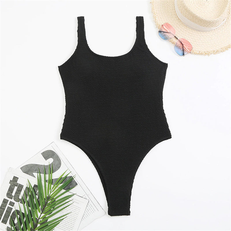 TERRY ONE-PIECE SWIMSUIT (12 COLORS) - Zoe All Over